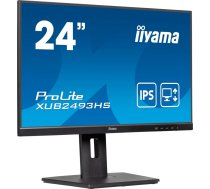 Iiyama ProLite XUB2493HS-B6 monitori 60,5 cm (23.8") 1920 x 1080 pikseļi Full HD LED Melns