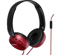 Sony MDR-ZX310AP Austiņas Vadu Zvani / mūzika Sarkans