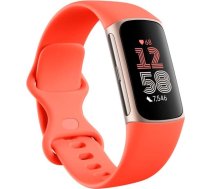 Fitbit Charge 6 coral band/champagne