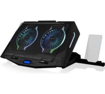 Modecom Laptop Cooling Stand CF21 RGB SILENT FAN Black