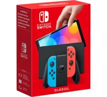 Nintendo Switch OLED portatīvā spēļu konsole 17,8 cm (7") 64 GB Skārienjūtīgais ekrāns Wi-Fi Zils, Sarkans