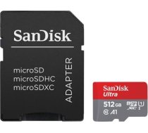 Sandisk Ultra microSDXC card 512GB 150MB/s A1 + Adapter SD