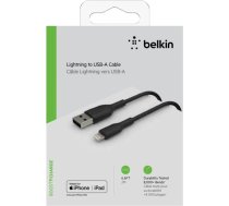 Belkin Lightning Cable 2m, PVC, black, mfi cert.