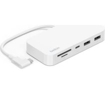 Belkin CONNECT USB-C 6-in-1 Multiport-Hub+ Holder INC011btWH