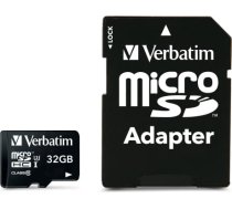 Verbatim Pro 32 GB MicroSDHC UHS Klases 10