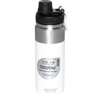 Asobu Alpine Flask Bottle White, 0.53 L