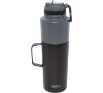 Asobu Twin Pack Bottle with Mug black, 0.9 L + 0.6 L