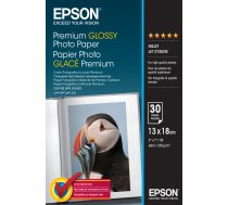 Epson Premium Glossy Photo Paper, 130 x 180 mm, 255g/m², 30 sheets