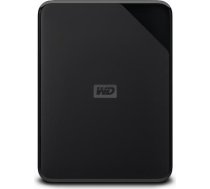 Western Digital External HDD|WESTERN DIGITAL|Elements Portable SE|1TB|USB 3.0|Colour Black|WDBEPK0010BBK-WESN