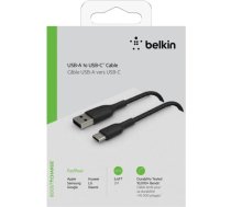 Belkin USB-C/USB-A Cable 2m braided, black CAB002bt2MBK