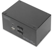 Digitus KVM-Switch 2-Port Dual-Display 4K, HDMI