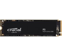 Crucial SSD|CRUCIAL|P3|1TB|M.2|PCIE|NVMe|3D NAND|Write speed 3000 MBytes/sec|Read speed 3500 MBytes/sec|TBW 220 TB|CT1000P3SSD8