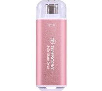 Transcend External SSD|TRANSCEND|ESD300|2TB|USB-C|3D NAND|Write speed 950 MBytes/sec|Read speed 1050 MBytes/sec|TS2TESD300P