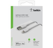 Belkin Lightning Lade/Sync Cable 2m, PVC, white,  mfi certified