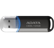 Adata MEMORY DRIVE FLASH USB2 64GB/BLACK AC906-64G-RBK A-DATA