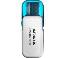 Adata MEMORY DRIVE FLASH USB2 64GB/WHITE AUV240-64G-RWH ADATA