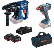 Bosch ZESTAW COMBO 18V (GBH 180-LI +GDX 180-LI) 2x4,0Ah +TORBA