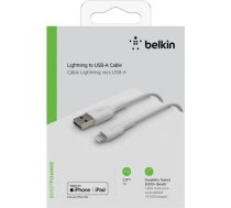 Belkin Lightning Lade/Sync Cable 1m, PVC, white, mfi certified