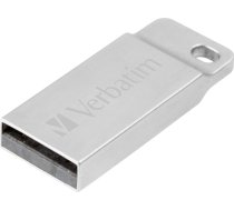 Verbatim Metal Executive USB zibatmiņa 16 GB USB Type-A 2.0 Sudrabs