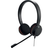 Jabra Evolve 20 MS Stereo Austiņas Vadu Birojs / zvanu centrs USB Type-A Melns