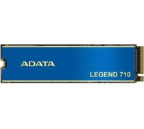 Adata SSD|ADATA|LEGEND 710|256GB|M.2|PCIE|NVMe|3D NAND|Write speed 1000 MBytes/sec|Read speed 2100 MBytes/sec|TBW 65 TB|MTBF 1500000 hours|ALEG-710-256GCS