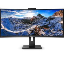 Philips P Line 346P1CRH/00 LED display 86,4 cm (34") 3440 x 1440 pikseļi UltraWide Quad HD Melns