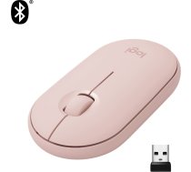 Logitech Pebble M350 pele Birojs Abām rokām RF bezvadu sakari + Bluetooth Optisks 1000 DPI