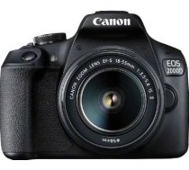 Canon EOS 2000D BK 18-55 IS II EU26 SLR Kameras komplekts 24,1 MP CMOS 6000 x 4000 pikseļi Melns