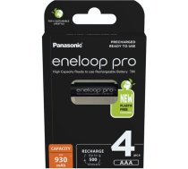 Eneloop 1x4 Panasonic Eneloop Pro Micro 930mAh AAA Ni-MH    BK-4HCDE/4BE