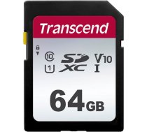 Transcend SDXC 300S         64GB Class 10 UHS-I U1