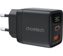 Choetech Wall charger GAN3 USB-A+C PD35W Choetech PD6052 (black)