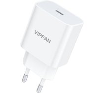 Vipfan Network charger VFAN E04, USB-C, 20W, QC 3.0 (white)