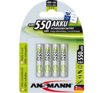 Ansmann 1x4 Ansmann maxE NiMH rech. bat. Micro AAA 550 mAh    5030772