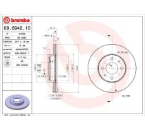 Bremžu diski BREMBO 09.6942.10