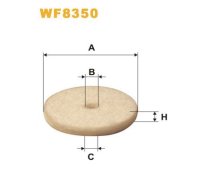 Degvielas filtrs WIX FILTERS WF8350