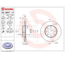 Bremžu diski BREMBO 09.9607.14