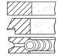 Virzuļa gredzenu komplekts GOETZE ENGINE 08-426300-00