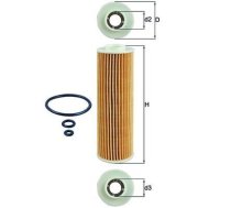 Eļļas filtrs MAHLE OX 183/5D1