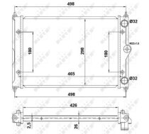 Radiators, Motora dzesēšanas sistēma NRF 519505