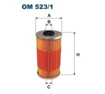 Eļļas filtrs FILTRON OM 523/1