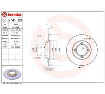 Bremžu diski BREMBO 08.5741.20