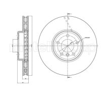Bremžu diski CIFAM 800-1328C