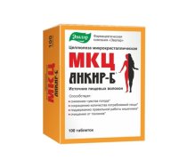 Evalar mkc „Ankir – B“ microcrystalline cellulose, 100 tablets