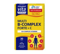 MaxiVita B-complex forte + vitamin C, 30 tablets