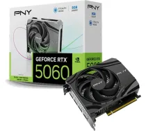 GeForce RTX 5060 Viena ventilatora 8GB GDDR7 ar DLSS 4 (VCG50608SFXPB1) - VCG50608SFXPB1 - 4718006459048