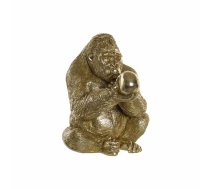 Dekoratīvās figūriņas DKD Home Decor Bronza Sveķi Gorilla (33 x 33 x 43 cm)