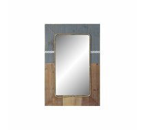 Sienas spogulis DKD Home Decor Zils Balts Egle (60 x 3.5 x 89.5 cm)