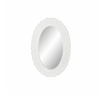 Sienas spogulis DKD Home Decor 58 x 2,5 x 86 cm Stikls Balts Indietis Koks MDF Kails