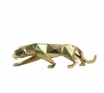 Dekoratīvās figūriņas DKD Home Decor Bronza Leoparda 35,5 x 8 x 10 cm