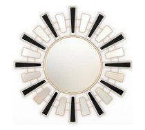 Sienas spogulis DKD Home Decor Melns Bronza Metāls Stikls 80 x 2 x 80 cm
